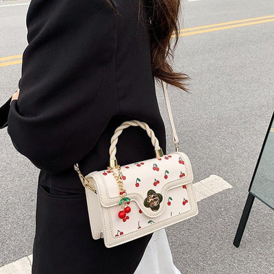 Cute Cherry Portable  Bag