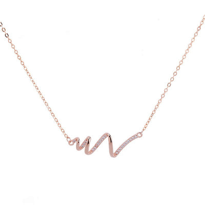 S925 Heartbeat Necklace