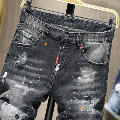 Hand-painted Men Jeans