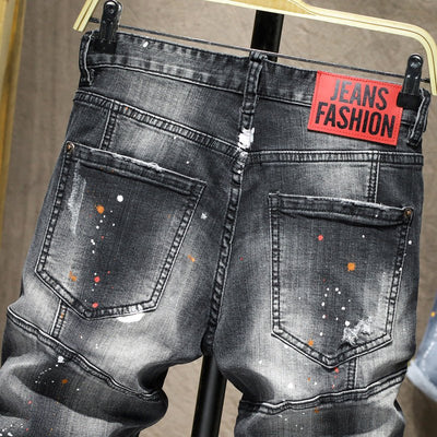 Hand-painted Men Jeans