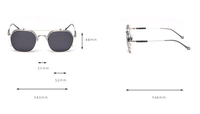 Polarisierte Flip-Sonnenbrille