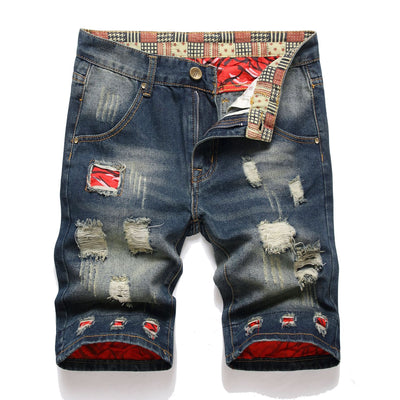 Herren Jeans mit Lochpatch