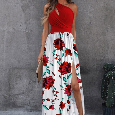 One-shoulder Long Dress