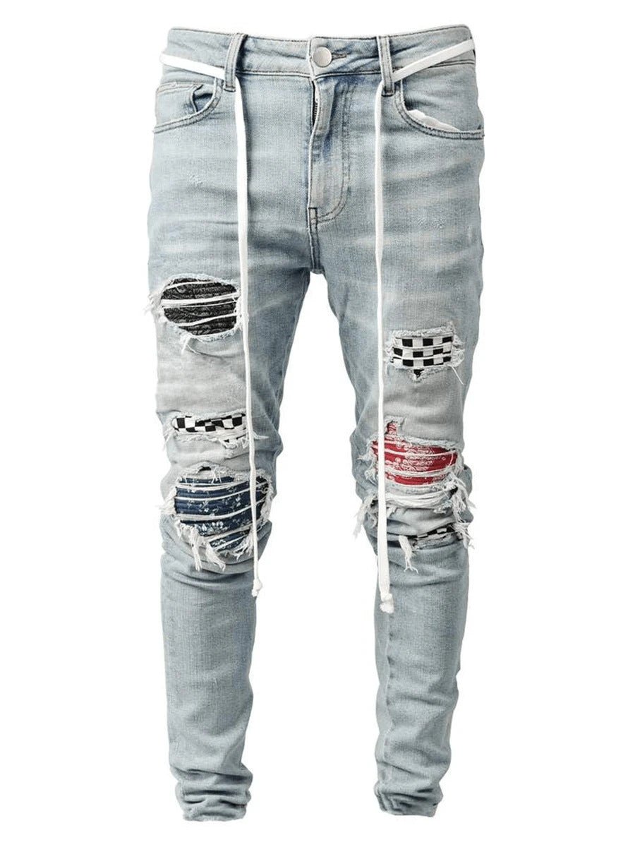 Zerrissene Slim-Fit-Jeans