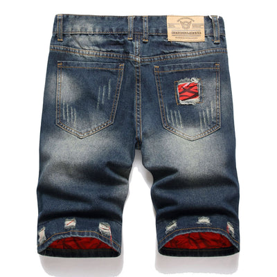 Herren Jeans mit Lochpatch