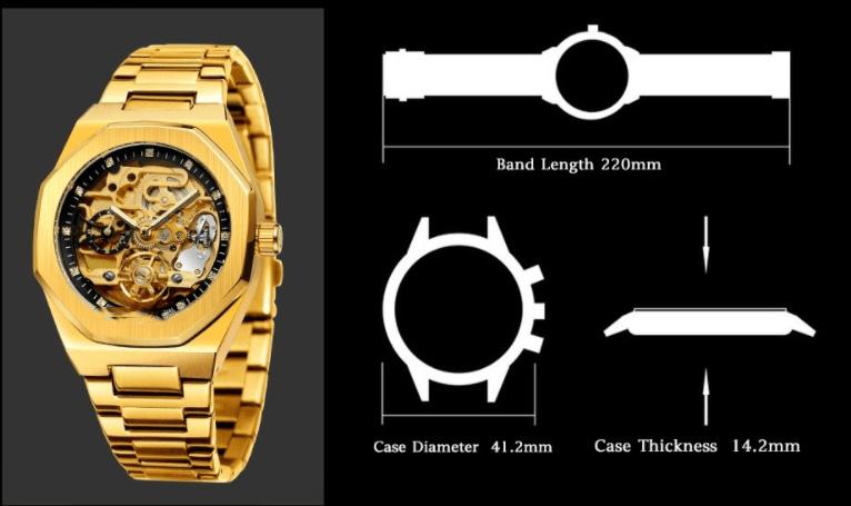 Mechanische Herrenuhr