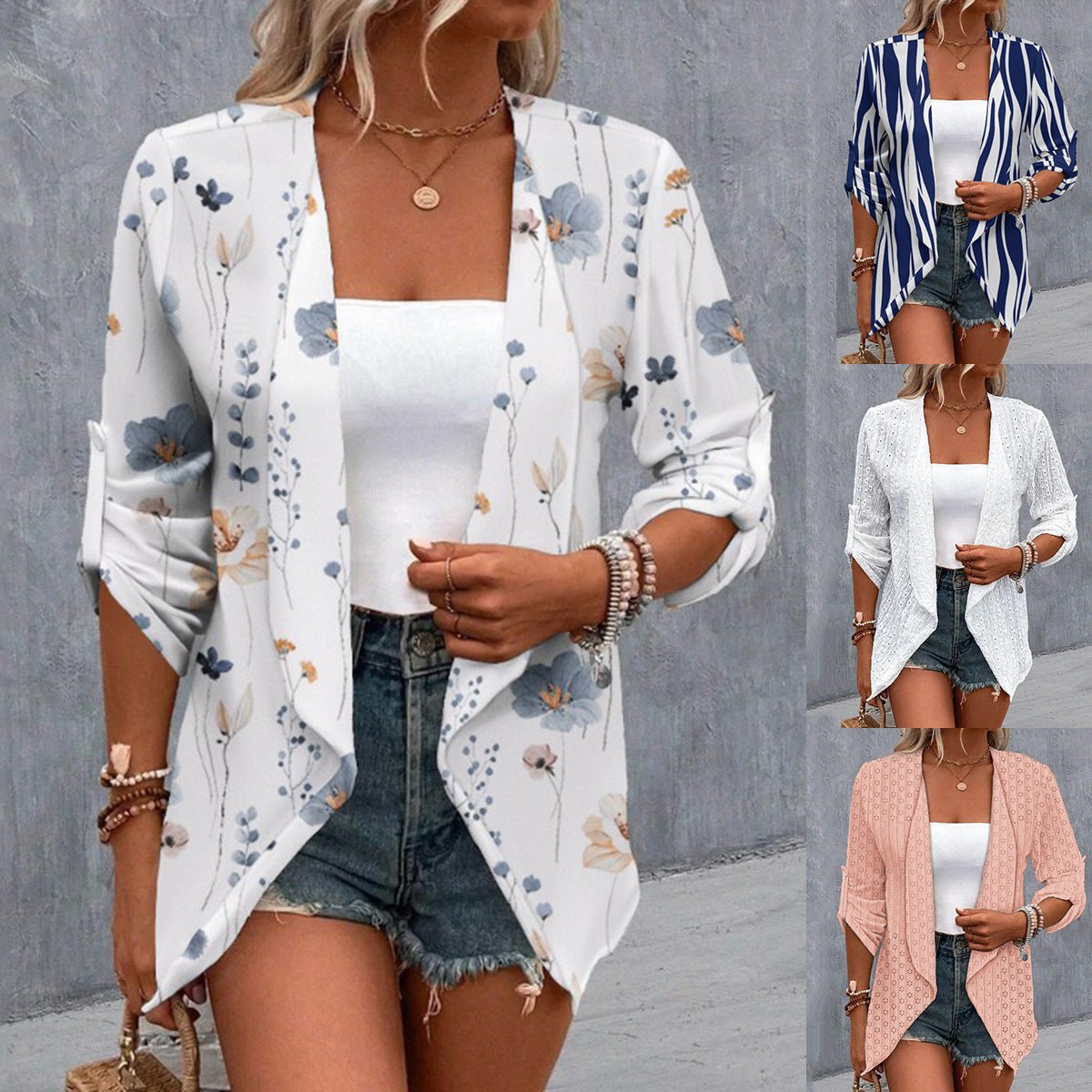 Fashion Long Sleeve Casual Jacket