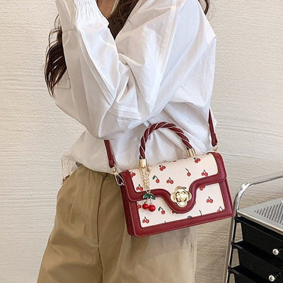 Cute Cherry Portable  Bag