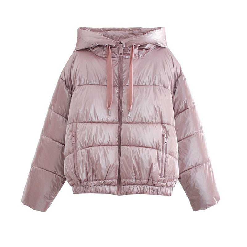 All - match Hooded Cotton Jacket Jacket - Belisimo