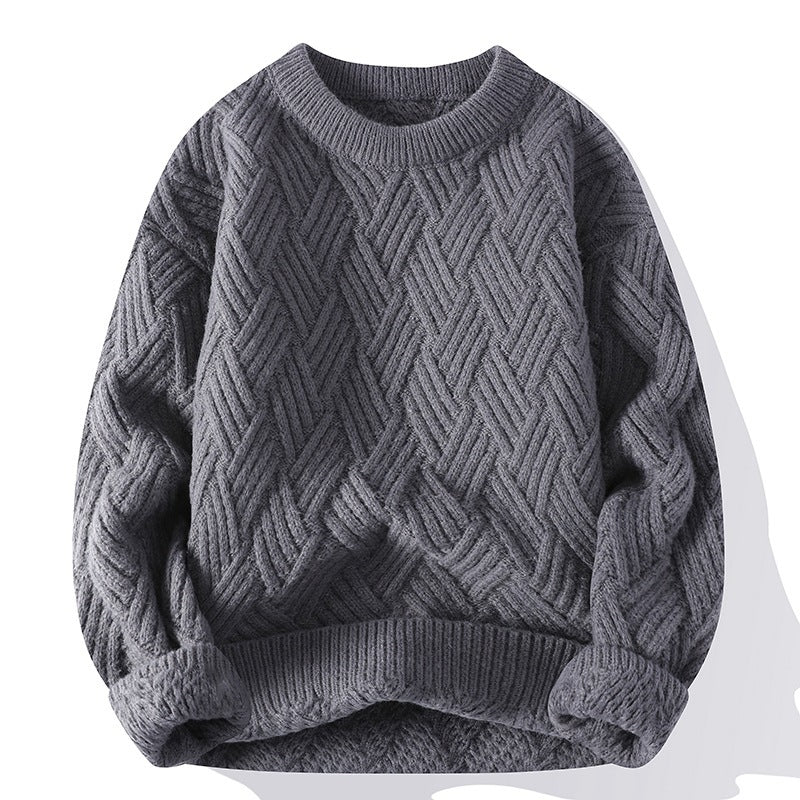 Autumn And Winter Clothing New Men's Thick Sweater - Belisimo