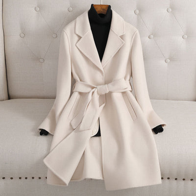 Autumn And Winter New Double - sided Cashmere Coat - Belisimo