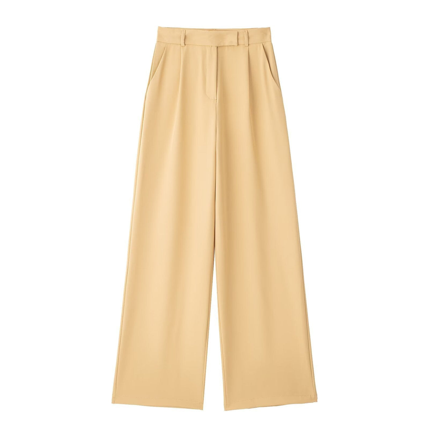 Casual Women's Unisex Style Wide Leg Trousers - Belisimo