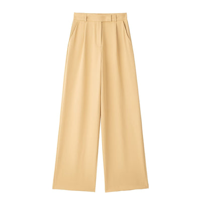 Casual Women's Unisex Style Wide Leg Trousers - Belisimo