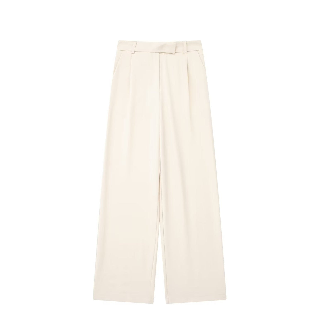 Casual Women's Unisex Style Wide Leg Trousers - Belisimo