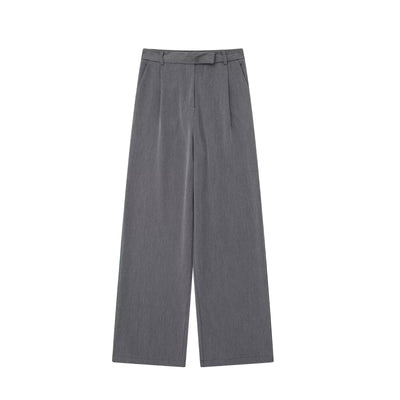 Casual Women's Unisex Style Wide Leg Trousers - Belisimo