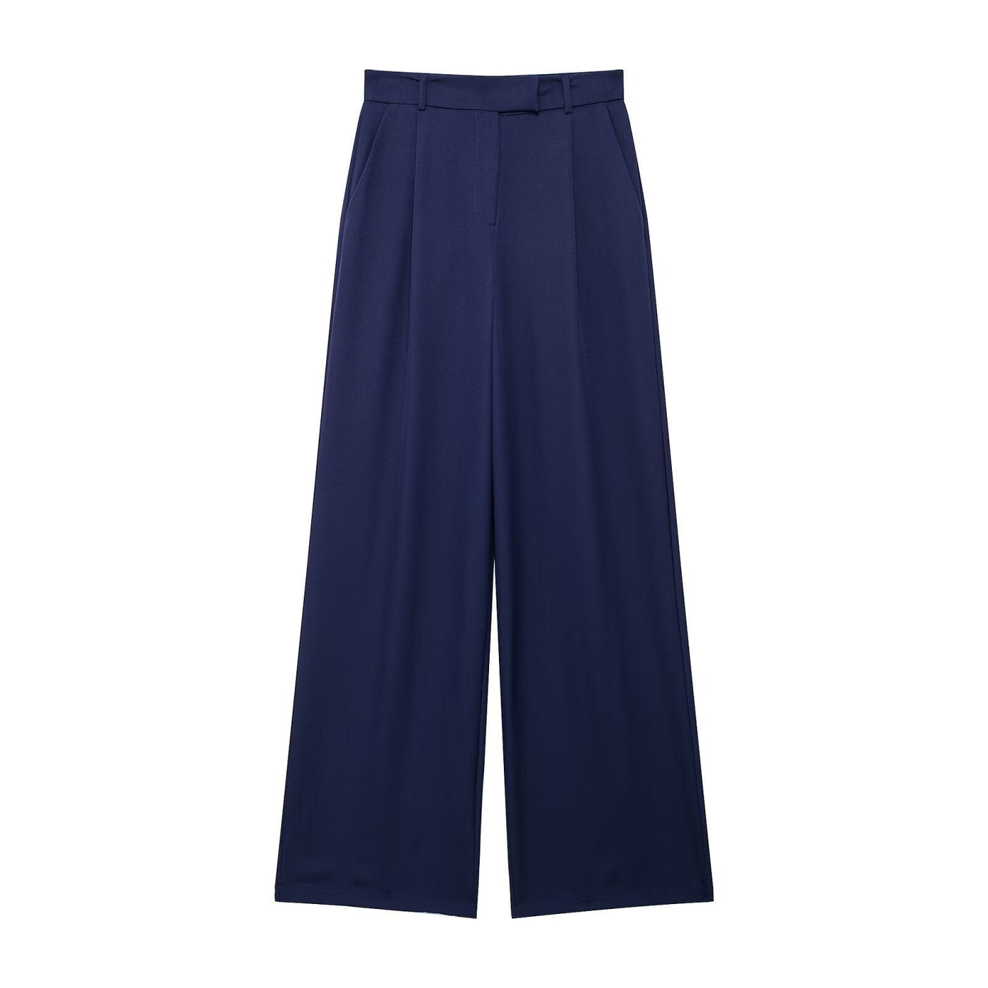 Casual Women's Unisex Style Wide Leg Trousers - Belisimo