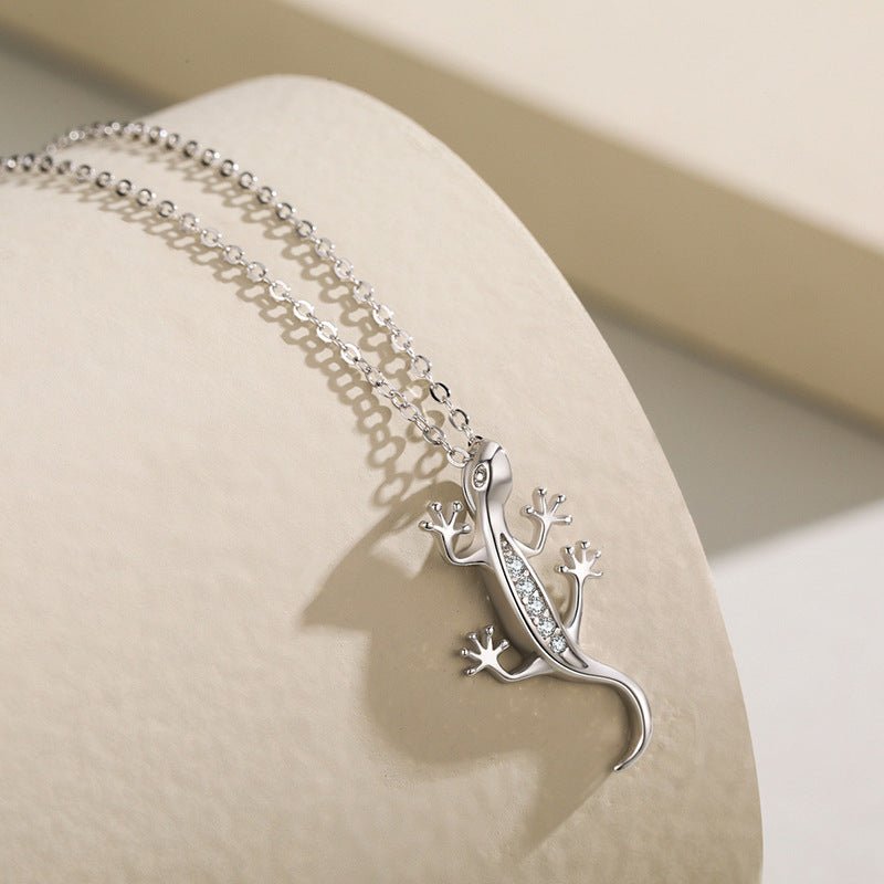 S925 Gecko Pendant Necklace