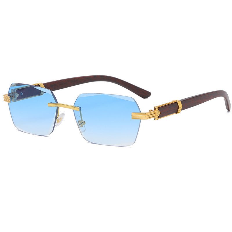 Irregular Metal Sunglasses