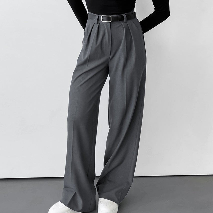 Fashionable Simple Niche Suit Pants For Women - Belisimo