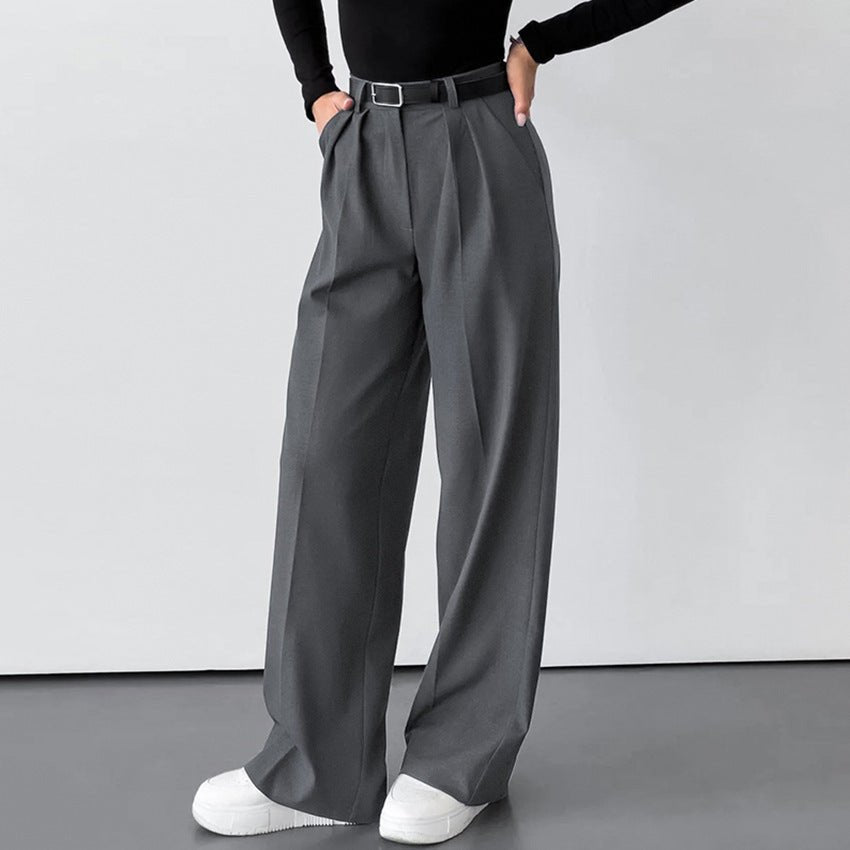 Fashionable Simple Niche Suit Pants For Women - Belisimo