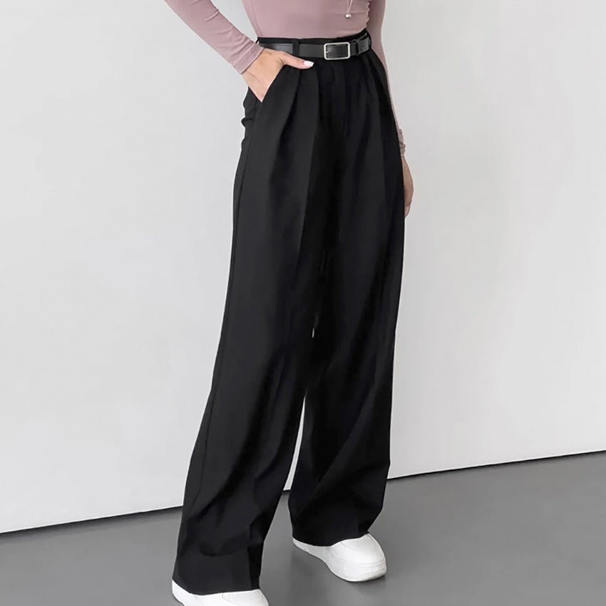 Fashionable Simple Niche Suit Pants For Women - Belisimo