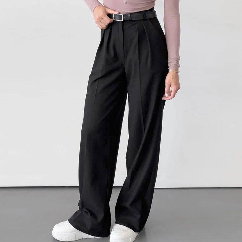 Fashionable Simple Niche Suit Pants For Women - Belisimo