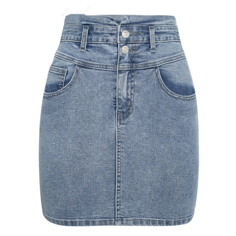 Hip denim skirt - Belisimo