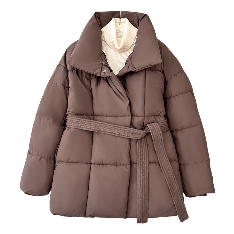 Long Down Woman Cotton Coat - Belisimo