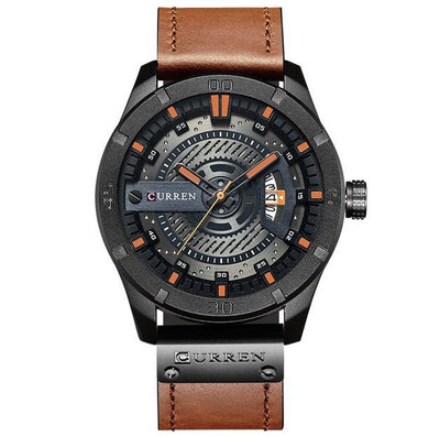 Luxury Brand CURREN Men Military Sports Watches Men's Quartz Date Clock Man Casual Leather Wrist Watch Relogio Masculino - Belisimo