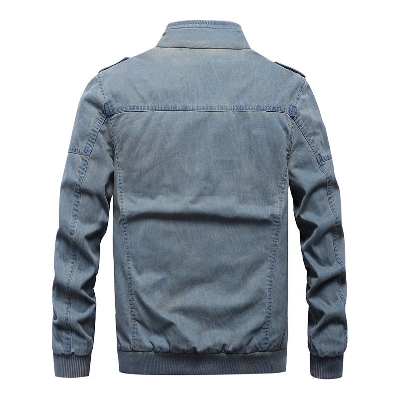 Men's casual denim jacket - Belisimo