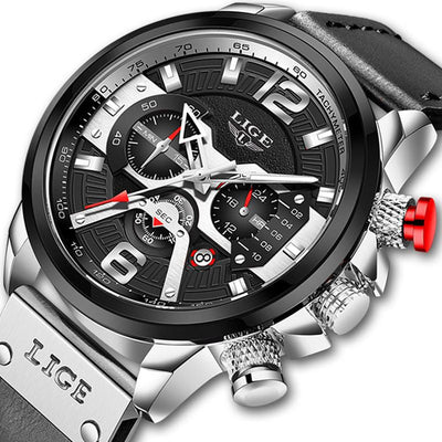 Men's Quartz Watch Multifunction Sports Watch Waterproof Watch - Belisimo