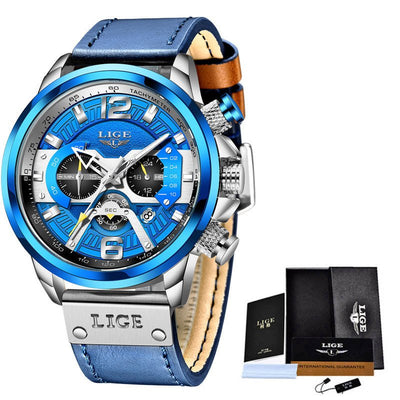 Men's Quartz Watch Multifunction Sports Watch Waterproof Watch - Belisimo