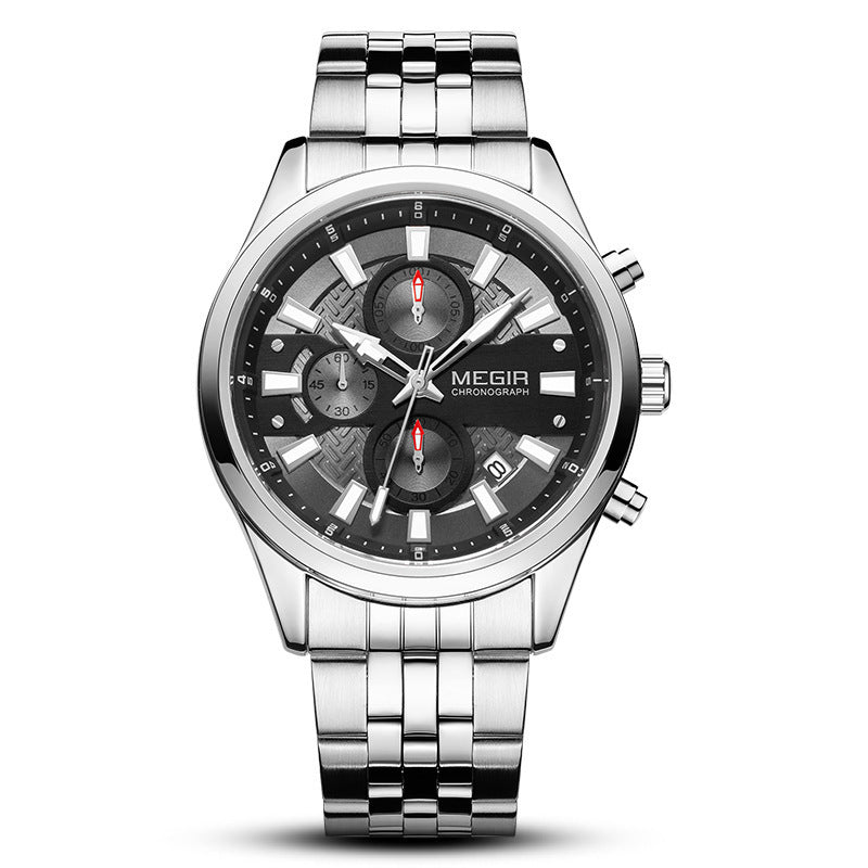 Men's Watch Business High - end Quartz Watch Steel Band - Belisimo