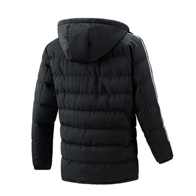 Men's Winter Hooded Cotton - padded Double - sided Bread Jacket - Belisimo