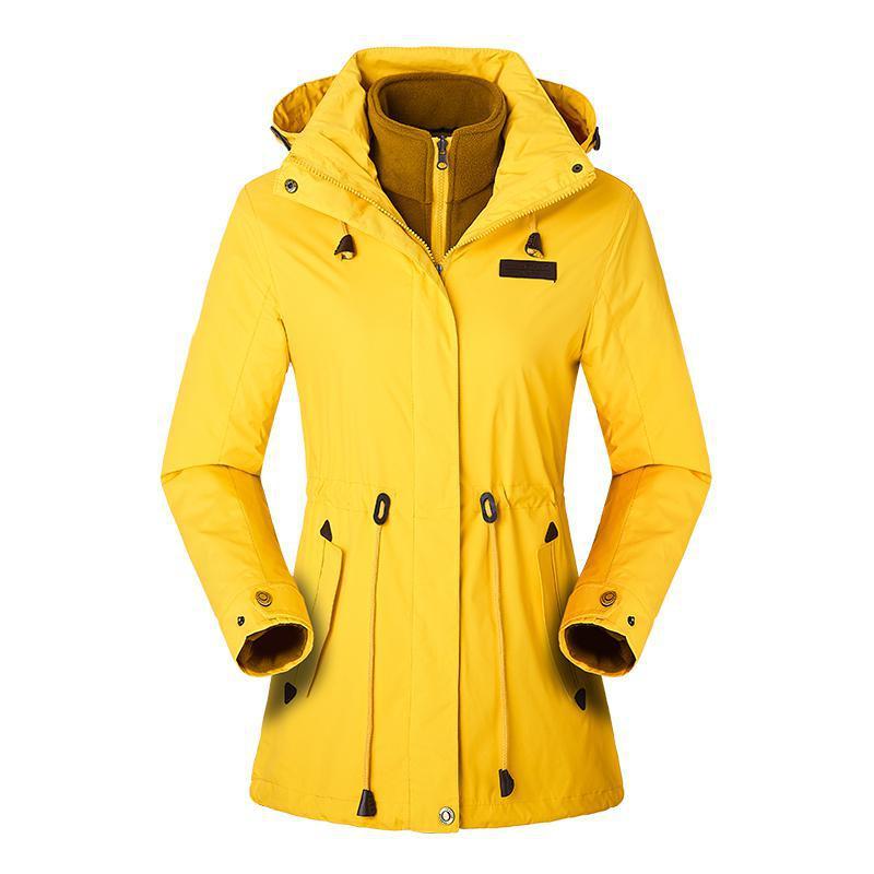 Multi - color Optional Medium And Long Jackets Outdoor Fashion Can Be Waist Warm - Belisimo