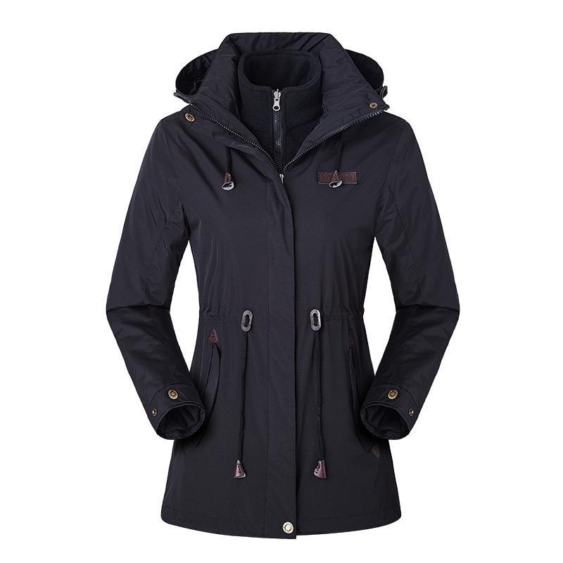 Multi - color Optional Medium And Long Jackets Outdoor Fashion Can Be Waist Warm - Belisimo