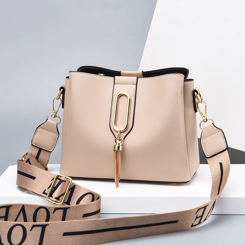 Small Bags Women Women's Bags Shoulder Messenger Bag All - match Pure Trend Color Casual Handbag - Belisimo