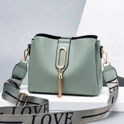 Small Bags Women Women's Bags Shoulder Messenger Bag All - match Pure Trend Color Casual Handbag - Belisimo