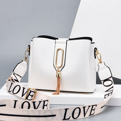 Small Bags Women Women's Bags Shoulder Messenger Bag All - match Pure Trend Color Casual Handbag - Belisimo