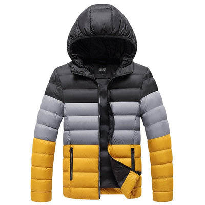 Thick Warm Jacket Casual Trendy Brand Down Padded Jacket - Belisimo