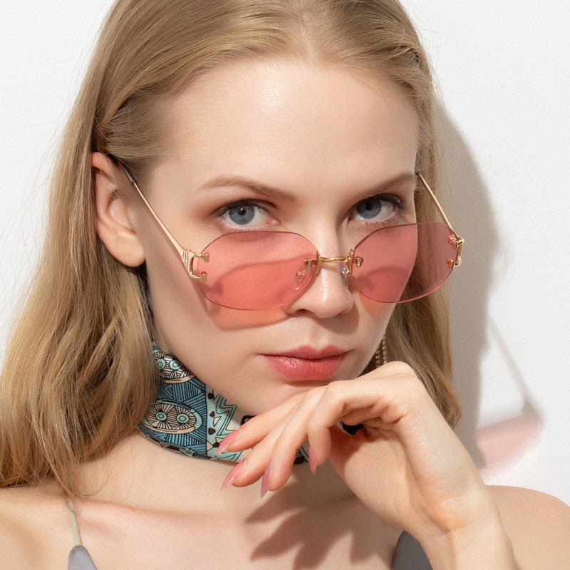 Transparent Candy Color Sunglasses - Belisimo