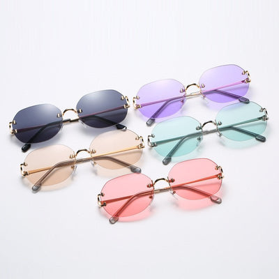 Transparent Candy Color Sunglasses - Belisimo