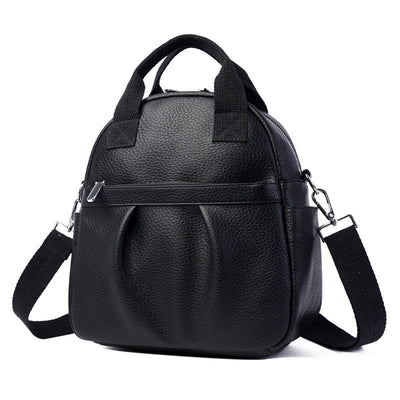 Versatile Backpack Bags Women's PU Waterproof Rucksack - Belisimo