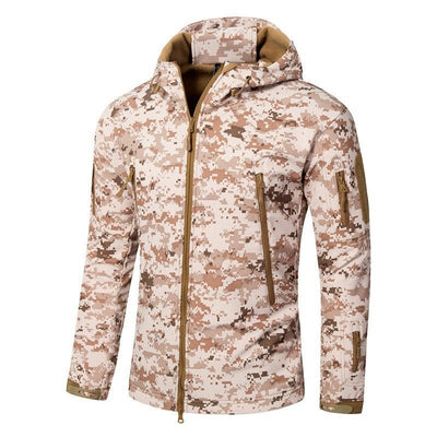 Warm And Cold Camouflage Tactical Jacket - Belisimo