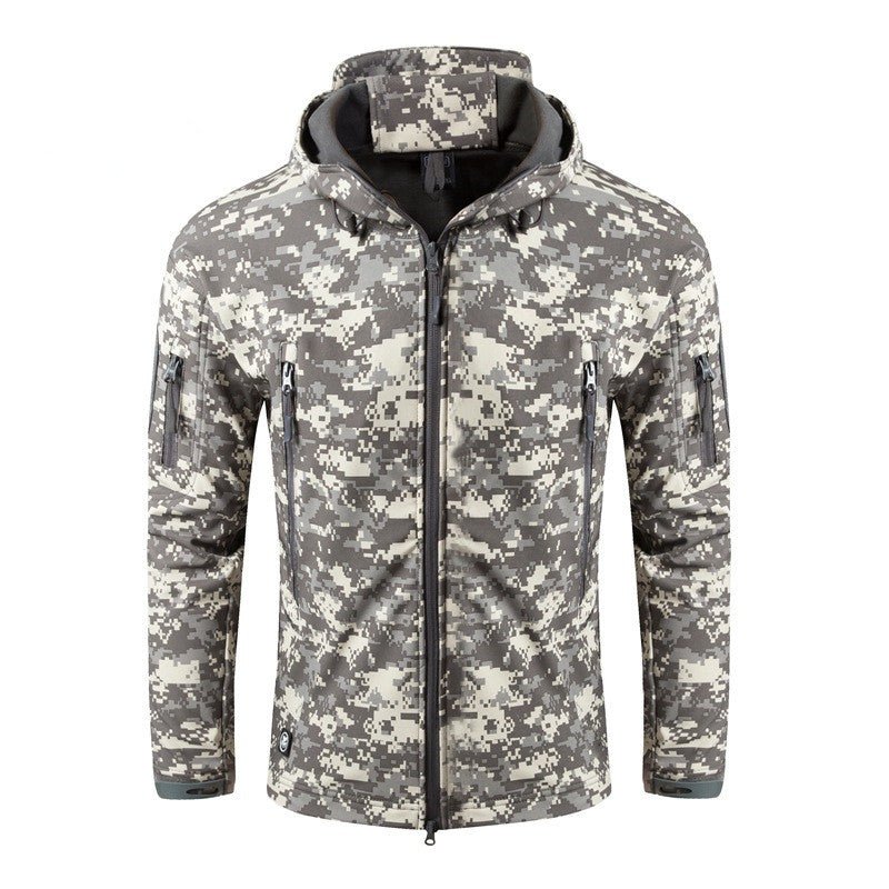 Warm And Cold Camouflage Tactical Jacket - Belisimo