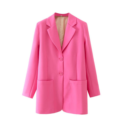 Women's Casual Fashion Suit Jacket - Belisimo