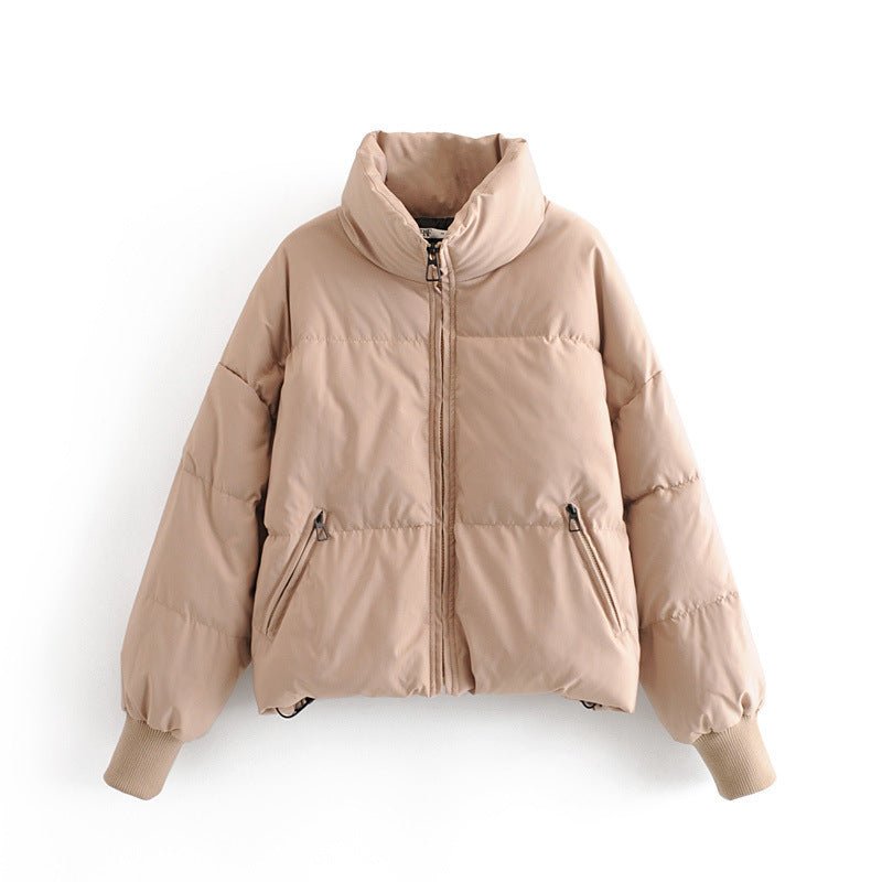 Women's winter casual loose cotton jacket - Belisimo